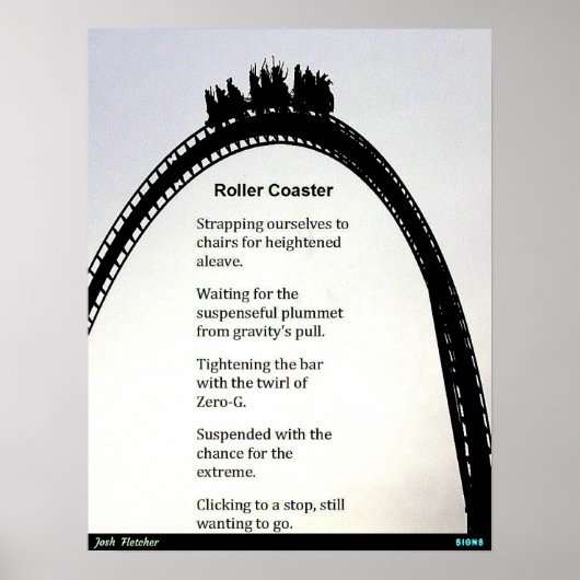 Roller-Untersetzer Poster (Vorne)