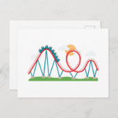 Roller-Untersetzer Postkarte (Vorne/Hinten)