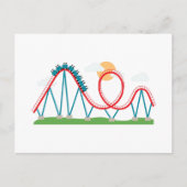 Roller-Untersetzer Postkarte (Vorderseite)