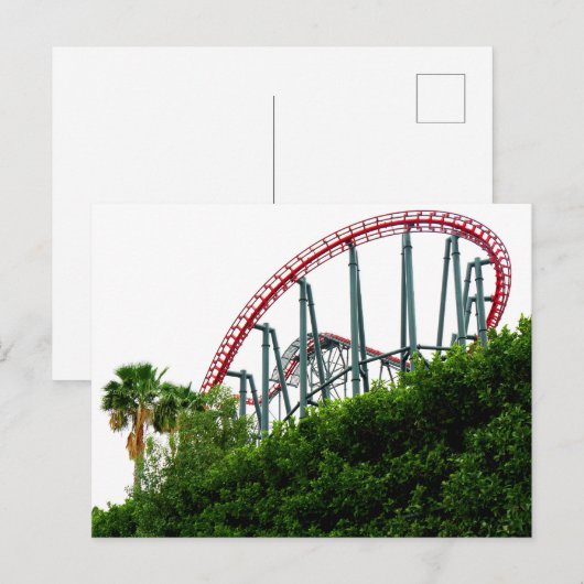 Roller-Untersetzer Postkarte (Vorne/Hinten)