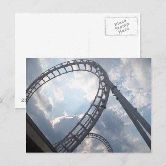 Roller-Untersetzer-Postkarte Postkarte (Vorne/Hinten)