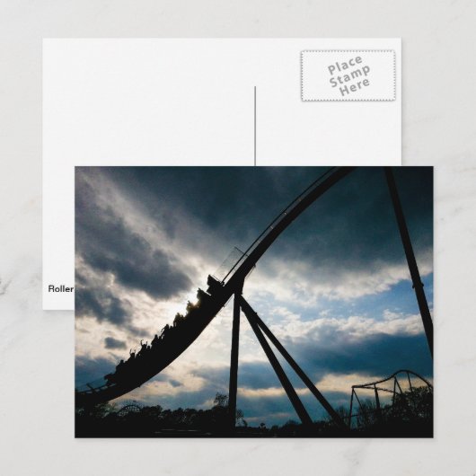 Roller-Untersetzer-Postkarte Postkarte (Vorne/Hinten)