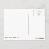 Roller-Untersetzer-Postkarte Postkarte (Rückseite)