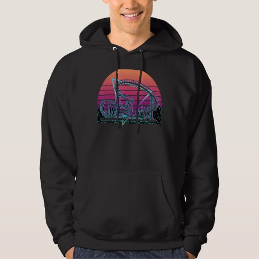Roller Untersetzer Retro Hoodie (Vorderseite)