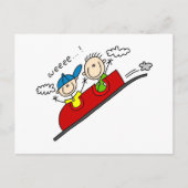 Roller Untersetzer Ride Tshirts und Geschenke Postkarte (Vorderseite)