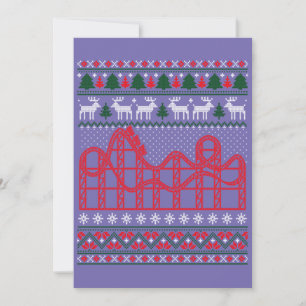 Roller Untersetzer Scene Ugly Weihnachtssüßer Einladung