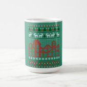 Roller Untersetzer Scene Ugly Weihnachtssüßer Kaffeetasse (Mittel)