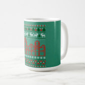 Roller Untersetzer Scene Ugly Weihnachtssüßer Kaffeetasse (VorderseiteRechts)