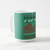 Roller Untersetzer Scene Ugly Weihnachtssüßer Kaffeetasse (Vorderseite Links)