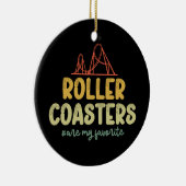 Roller-Untersetzer sind mein Lieblingspark Keramik Ornament (Rechts)