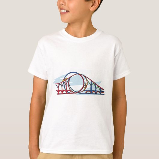 Roller-Untersetzer T-Shirt (Vorderseite)