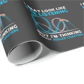 Roller-Untersetzer - Themenpark-Design Geschenkpapier (Rolleneckpunkt)