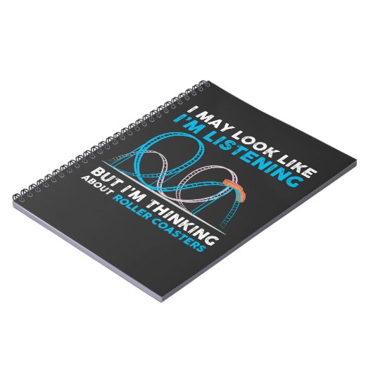 Roller-Untersetzer - Themenpark-Design Notizblock (Linke Seite)