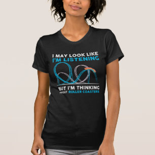 Roller-Untersetzer - Themenpark-Design T-Shirt