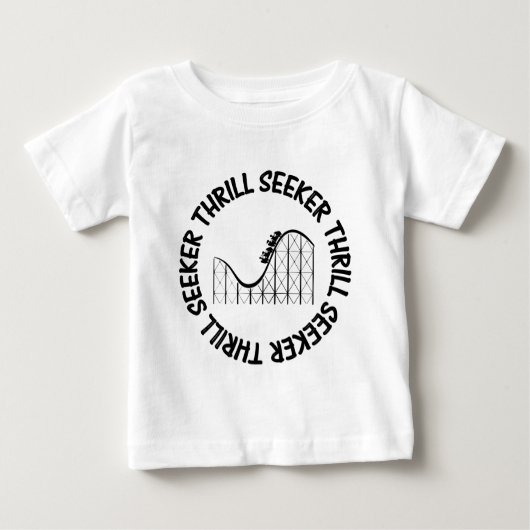 ROLLER UNTERSETZER THRILL SEEKER BABY T-SHIRT (Vorderseite)