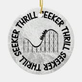 ROLLER UNTERSETZER THRILL SEEKER KERAMIK ORNAMENT (Vorne)