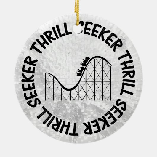 ROLLER UNTERSETZER THRILL SEEKER KERAMIK ORNAMENT (Hinten)