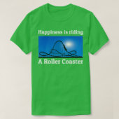 Roller Untersetzer Vergnügungspark Funny Sprichwor T-Shirt (Design vorne)