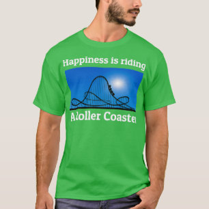 Roller Untersetzer Vergnügungspark Funny Sprichwor T-Shirt