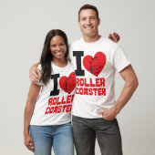 Roller Untersetzer Vergnügungspark I Liebe Roller T-Shirt (Unisex)