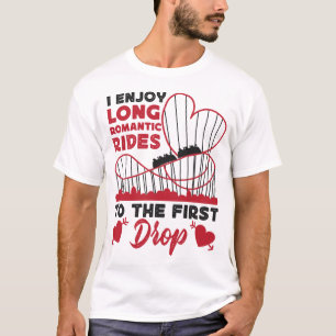 Roller Untersetzer Vergnügungspark Ich genieße lan T-Shirt