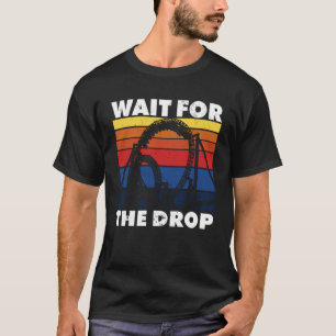 Roller Untersetzer Vergnügungspark warten auf den T-Shirt