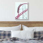 Roller Untersetzer X2 Sechs Flaggen Magic Mountain Leinwanddruck (Insitu (Schlafzimmer))