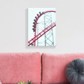 Roller Untersetzer X2 Sechs Flaggen Magic Mountain Leinwanddruck (Insitu (Wohnzimmer))