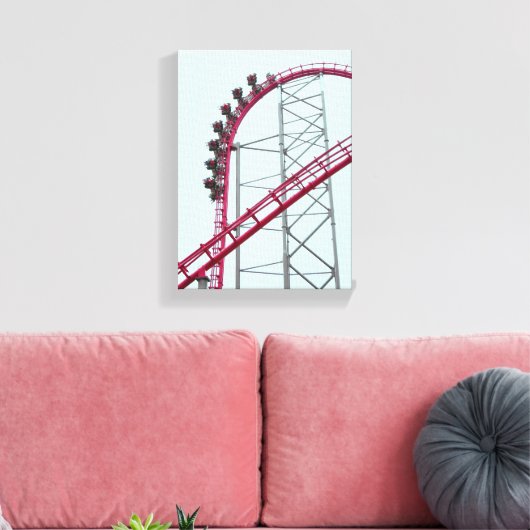 Roller Untersetzer X2 Sechs Flaggen Magic Mountain Leinwanddruck (Insitu (Wohnzimmer))