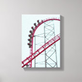 Roller Untersetzer X2 Sechs Flaggen Magic Mountain Leinwanddruck (Vorderseite)