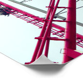 Roller Untersetzer X2 Sechs Flaggen Magic Mountain Poster (Ecke)