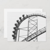 Roller Untersetzer X2 Sechs Flaggen Magic Mountain Postkarte (Vorne/Hinten)