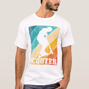 Roller Vintage Retro Stunt-Geschenk für Kinder T-Shirt