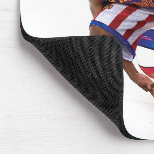 Roller zwischen den Beinen Mousepad (Ecke)