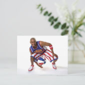 Roller zwischen den Beinen Postkarte (Stehend Vorderseite)