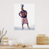 Rollerball auf Kopf Poster (Küche)