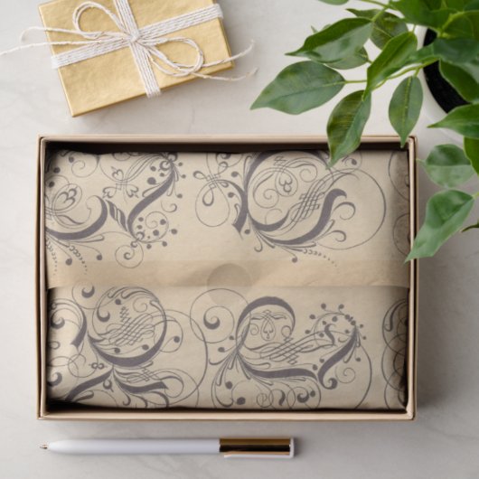 Rollerball-Decoupage Seidenpapier (Geschenk)