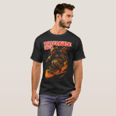 Rollerblade-Ninja-Mädchen T-Shirt (Vorne ganz)