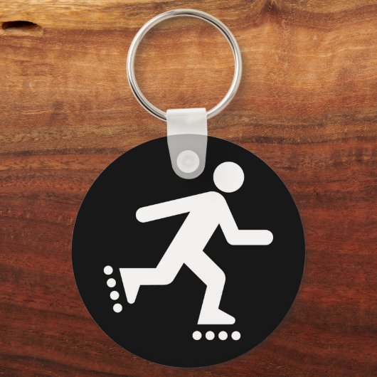 Rollerblade-Symbol-Schlüsselanhänger Schlüsselanhänger (Vorderseite)