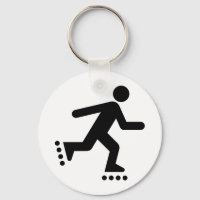 Rollerblade-Symbol-Schlüsselanhänger