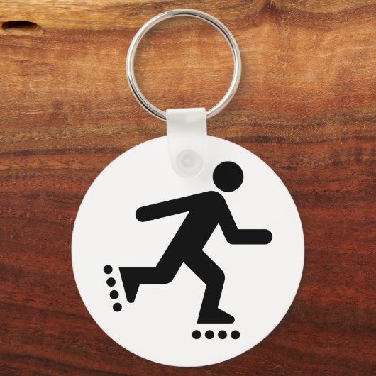 Rollerblade-Symbol-Schlüsselanhänger Schlüsselanhänger (Vorderseite)