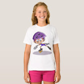 Rollerblader Girls T - Shirt (Vorne ganz)