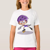 Rollerblader Girls T - Shirt (Vorderseite)