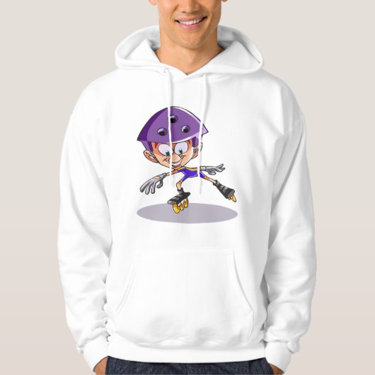 Rollerblader Mens Hoodie (Vorderseite)