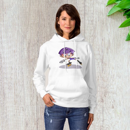Rollerblader Womens Hoodie
