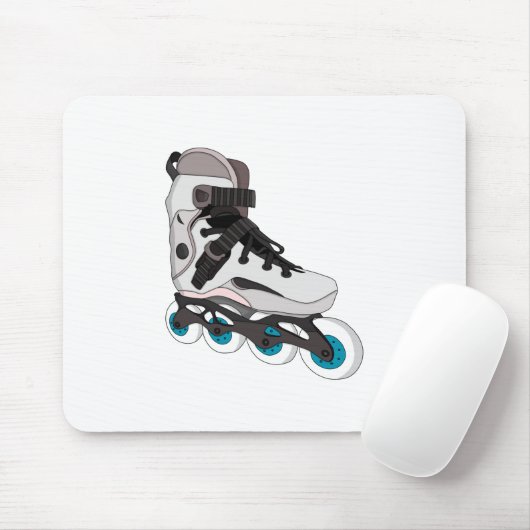 Rollerblades Rollerskate Inline Skate Art Mousepad (Mit Mouse)