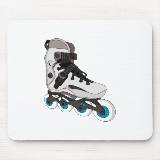 Rollerblades Rollerskate Inline Skate Art Mousepad (Vorne)
