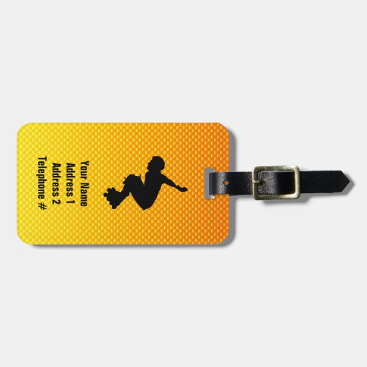 Rollerblading Gepäckanhänger (Vorderseite horizontal)