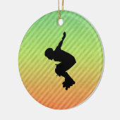 Rollerblading Keramikornament (Links)