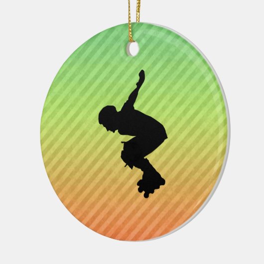 Rollerblading Keramikornament (Links)